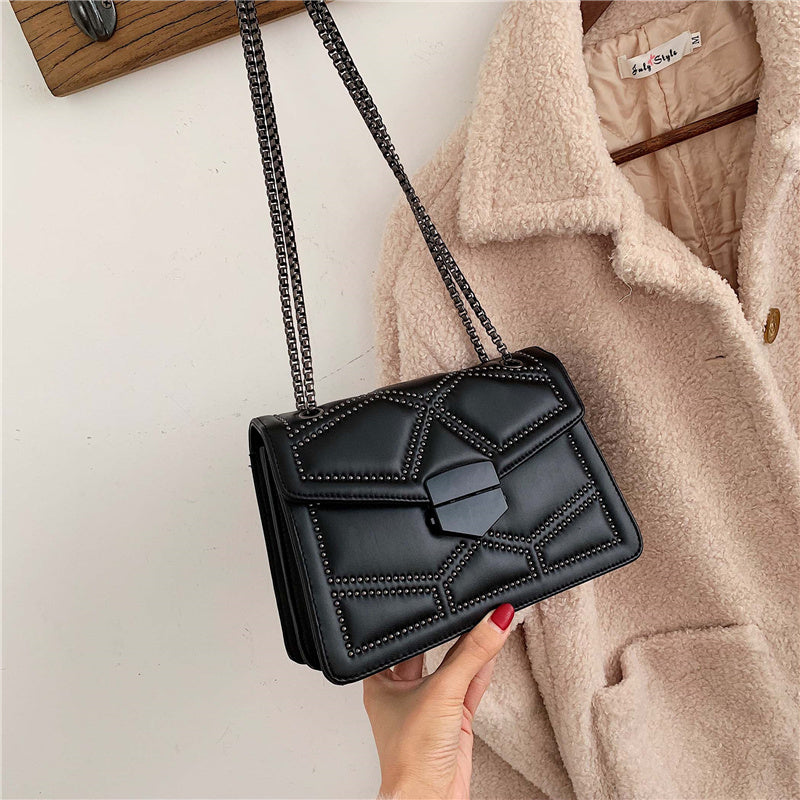 Bolso Bandolera de Cadena con Tachuelas para Mujer