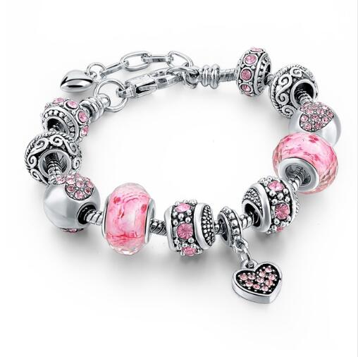 Pulsera DIY de Cristal y Cuentas de Vidrio