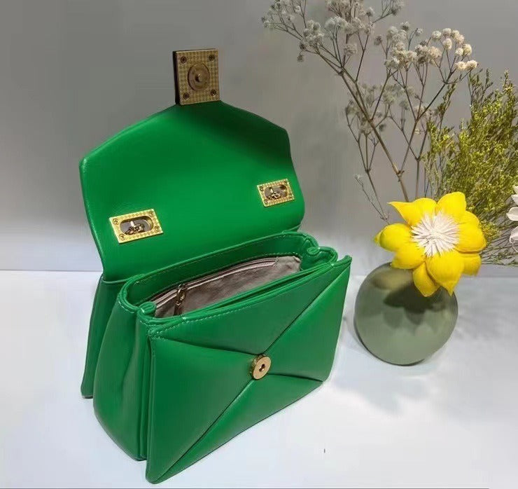 Bolso Tote de Cuero en Colores de Caramelo para Mujer