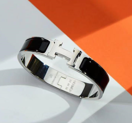 Pulsera Hermès H de Acero de Titanio (Pieza Única)