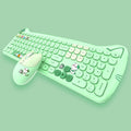 Set de Teclado y Ratón Inalámbrico para Chicas (Estilo Punk)