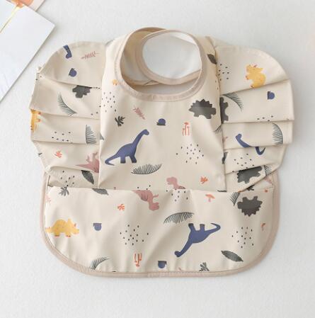 Babero Impermeable con Bolsillo para Comida de Bebé con Diseño de Alas de Ángel