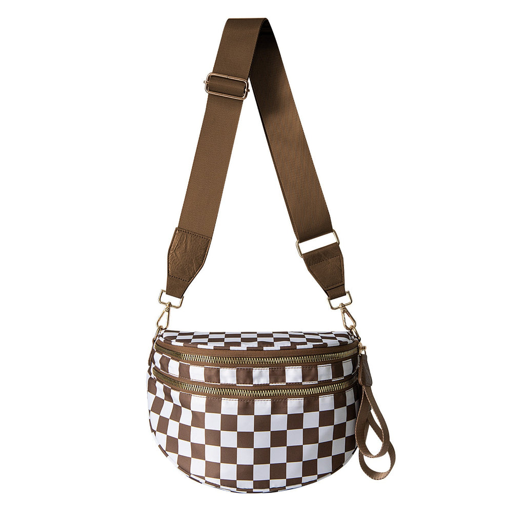 Bolso de Hombro de Tela Oxford Elegante para Damas
