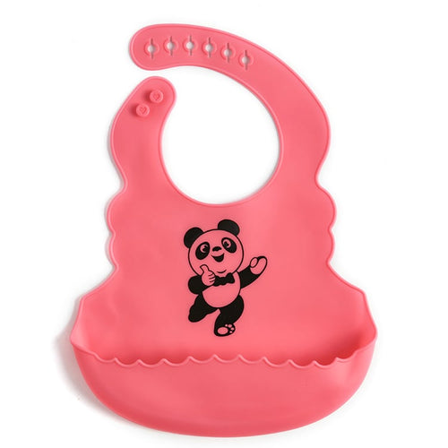 Babero de Silicona Grado Alimenticio con Bolsillo para Saliva
