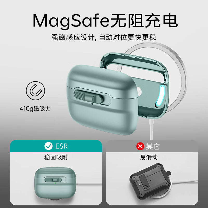 Funda Magnética para Auriculares ESR para AirPods Pro (1.ª/2.ª Gen)