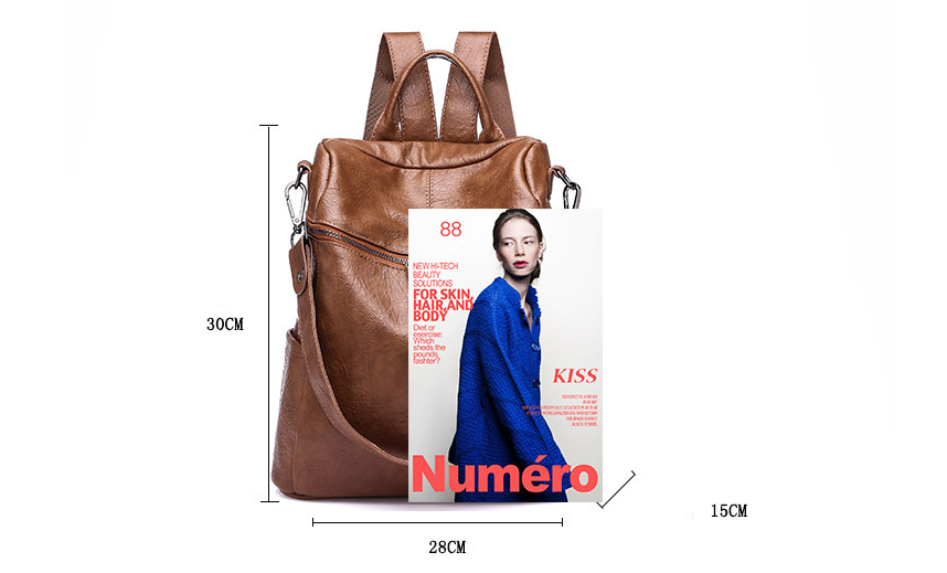 Mochila para Mujer - Bolso de Doble Hombro