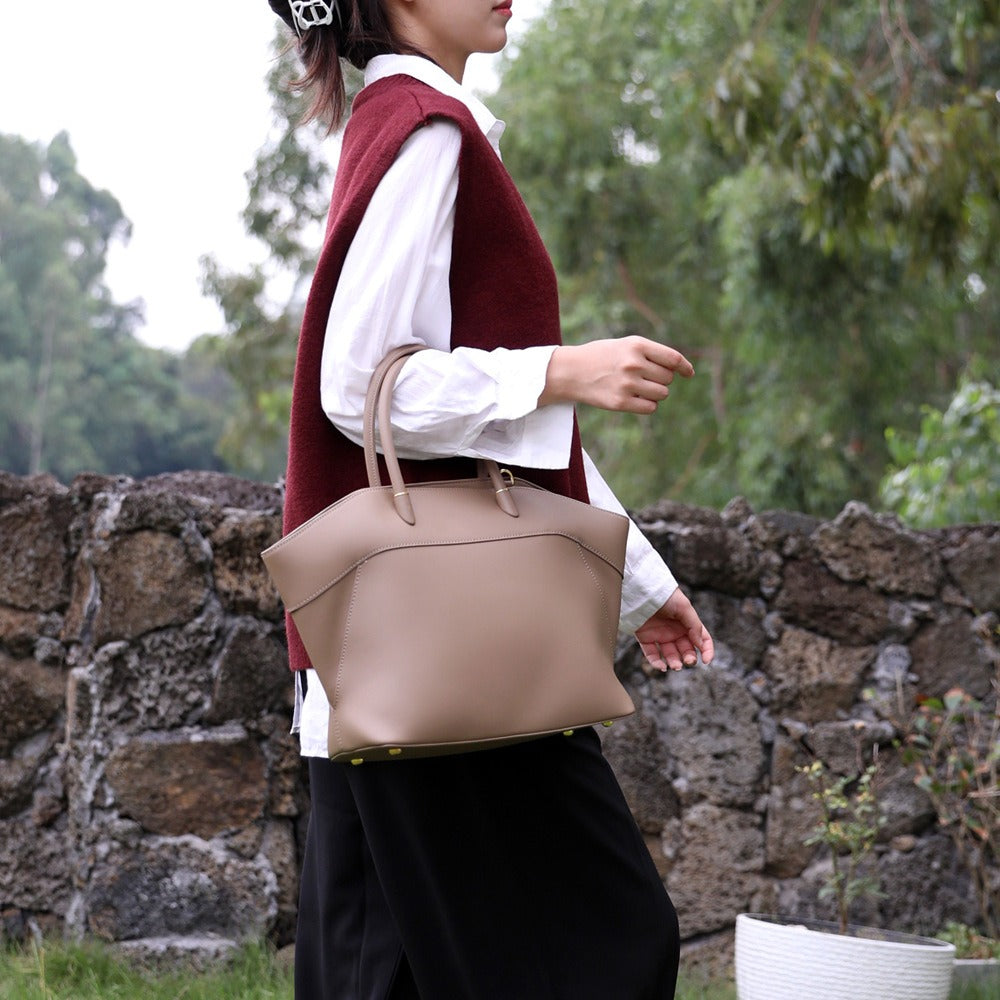 Bolso Tote de Cuero Estilo Alas Portátil