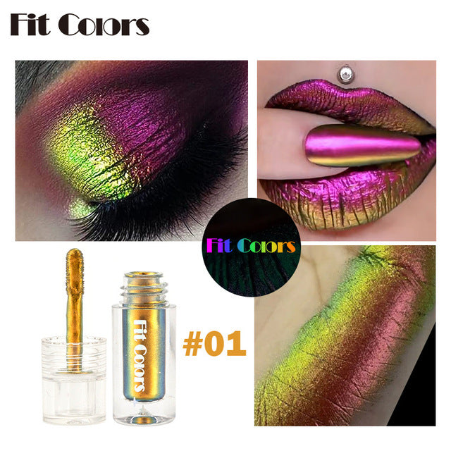 Pigmentos de Sombra de Ojos Multi Cromo Aurora de Larga Duración