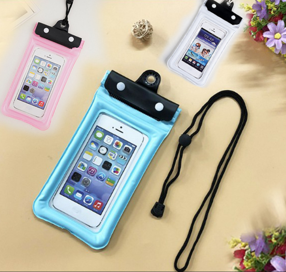 Funda Impermeable para Teléfono con Diseño de Bolsa de Aire Flotante