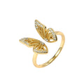 Anillo de Mariposa en Plata S925 con Diseño Ajustable