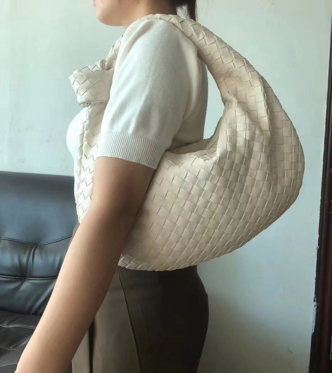 Bolso Tejido de Moda 2023 - Tote de Gran Capacidad