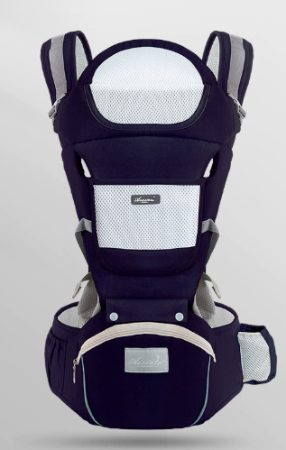 Portabebés con Asiento de Cadera Bass Bear para Llevar al Frente