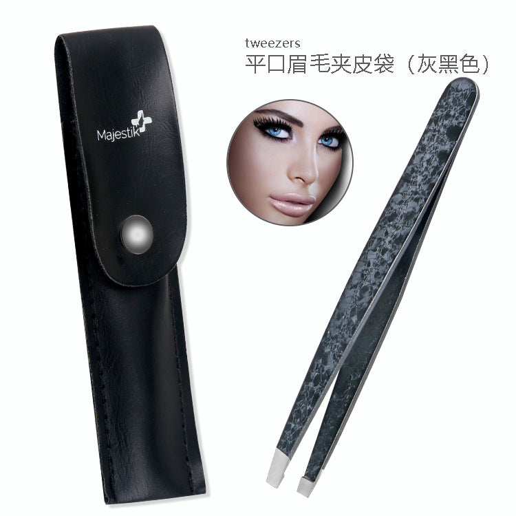 Set de Belleza de Pinzas de Acero Inoxidable de Doble Cara