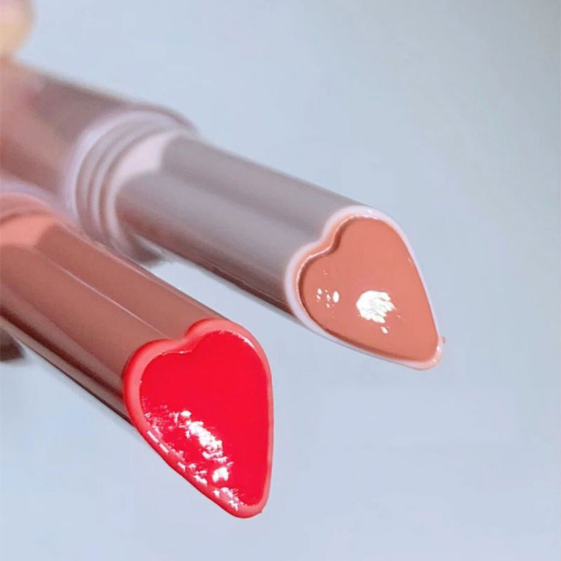 FLORTTE Lápiz Labial Love Stick de la Serie First Kiss con Espejo