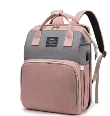 Bolsa de Pañales con Cuna para Mamás (Una Pieza)