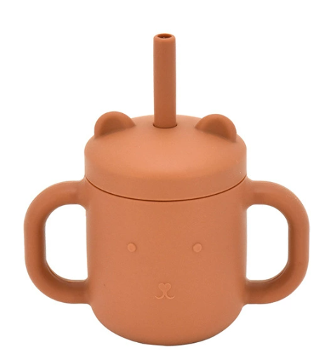 Vaso Infantil de Silicona Antigoteo para Bebés