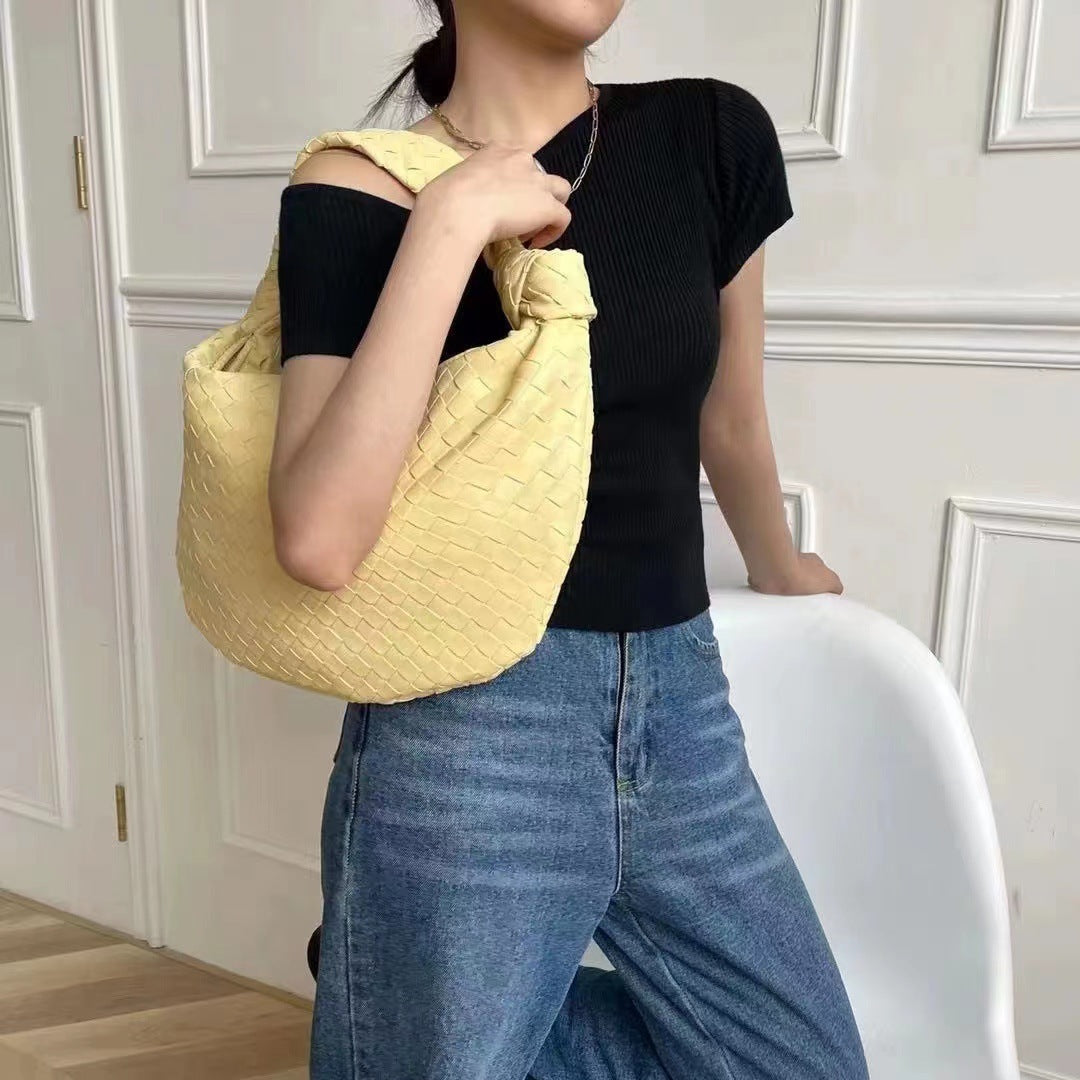 Bolso Tejido de Moda 2023 - Tote de Gran Capacidad